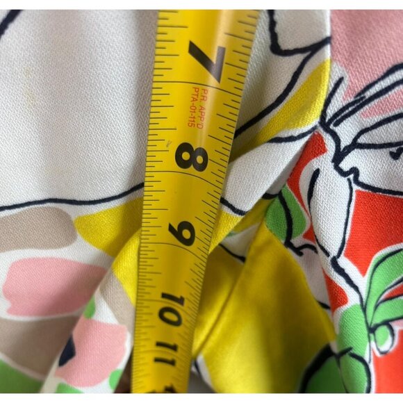 Trina Turk Women’s Floral Bermuda Shorts Multicolor Cotton Blend Summer Size 2 - Picture 8 of 13